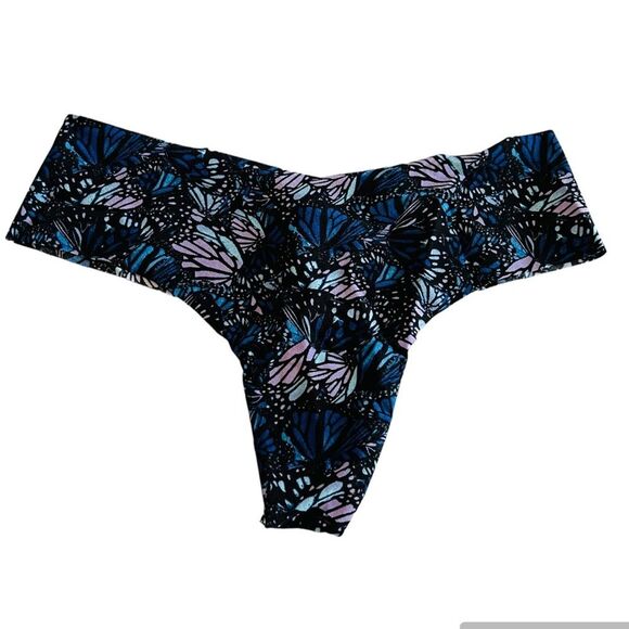 VICTORIA’S SECRET No-Show Thong Panty Size S Blue - Picture 6 of 6